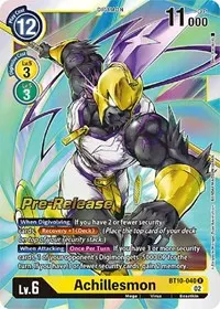 Achillesmon (Xros Encounter Pre-Release Cards)