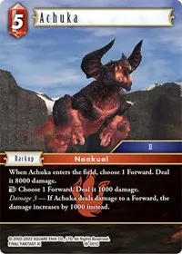 Achuka (Resurgence of Power) — Final Fantasy TCG Card Value