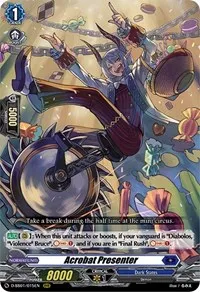 Acrobat Presenter (D-SS01: Festival Collection 2021) — Cardfight Vanguard Card Value