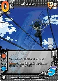 Acrobatic XR (UniVersus: My Hero Academia: Heroes Clash) — UniVersus Card Value