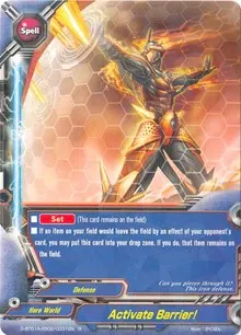 Activate Barrier (Buddy Rave)