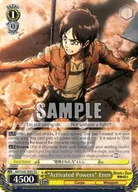 Activated Powers Eren (Attack on Titan)