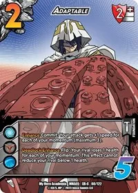 Adaptable XR (UniVersus: My Hero Academia: Undaunted Raid) — UniVersus Card Value