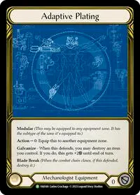 Adaptive Plating FAB169 (Flesh and Blood: Promo Cards)