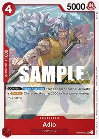 Adio (Pillars of Strength Pre-Release Cards)