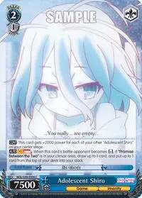 Adolescent Shiro (No Game No Life)