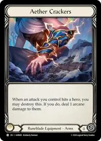 Aether Crackers (1st Strike) — Flesh & Blood TCG Card Value