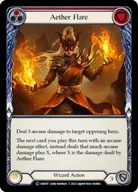 Aether Flare Red (Historic Pack 1 Blitz Deck: Kano) — Flesh & Blood TCG Card Value