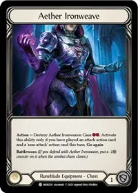 Aether Ironweave (Monarch) — Flesh & Blood TCG Card Value
