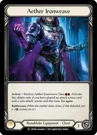 Aether Ironweave (Historic Pack 1 Blitz Deck: Viserai) — Flesh & Blood TCG Card Value