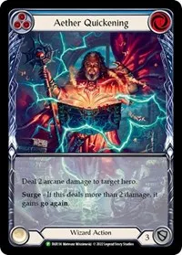Aether Quickening Blue FAB114 (Flesh and Blood: Promo Cards) — Flesh & Blood TCG Card Value