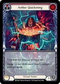 Aether Quickening Red FAB112 (Flesh and Blood: Promo Cards)