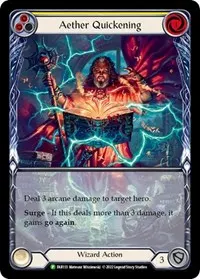 Aether Quickening Yellow FAB113 (Flesh and Blood: Promo Cards)