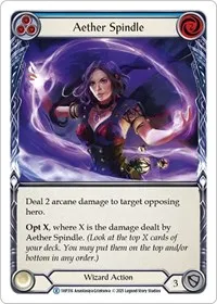 Aether Spindle Blue (History Pack Vol.1) — Flesh & Blood TCG Card Value