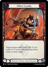 Affirm Loyalty Red (Blitz Deck: The Hunted - Fang)
