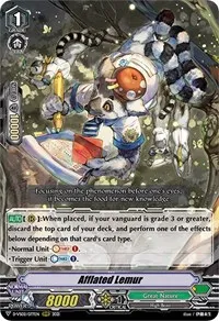 Afflated Lemur (D-VS02: V Clan Collection Vol.2) — Cardfight Vanguard Card Value