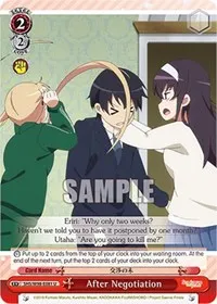 After Negotiation (Saekano the Movie: Finale) — Weiss Schwarz Card Value