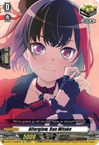 Afterglow Ran Mitake (D-BT11: Clash of the Heroes)