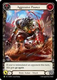 Aggressive Pounce Red (GEM Pack 4)