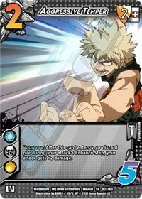 Aggressive Temper (UniVersus: My Hero Academia)