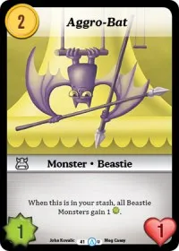 Aggro Bat (Season 1) — Munchkin CCG Card Value