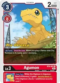Agumon (Double Diamond Pre-Release Cards)