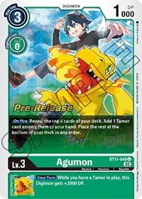 Agumon (Dimensional Phase Pre-Release Cards)