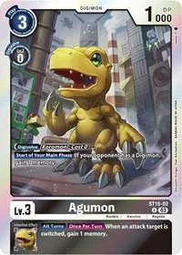 Agumon (Starter Deck 15: Dragon of Courage) — Digimon Card Game Card Value