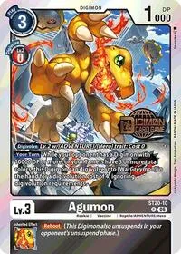 Agumon (Starter Deck 20: Protector of Light Release Event Cards) — Digimon Card Game Card Value