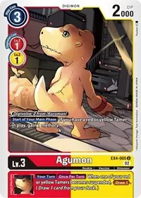Agumon EX4 005 (Alternative Being Booster)
