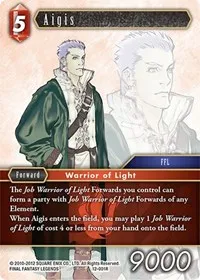 Aigis (Opus XII) — Final Fantasy TCG Card Value