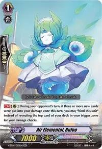 Air Elemental Bufoo (V-SS05: Premium Collection 2020) — Cardfight Vanguard Card Value