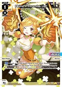 AkinoThumbs Up Parallel Foil (Glowing Diva)