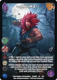 Akuma (Street Fighter vs. Darkstalkers) — UniVersus Card Value