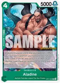 Aladine (A Fist of Divine Speed Release Event Cards)