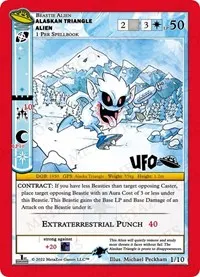Alaskan Triangle Alien (UFO: First Edition Release Event Deck) — MetaZoo Card Value