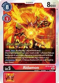 Aldamon (Across Time Pre-Release Cards) — Digimon Card Game Card Value