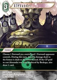 Alexander (Hidden Hope) — Final Fantasy TCG Card Value