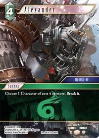 Alexander (Legacy Collection) — Final Fantasy TCG Card Value