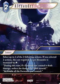 Alexander (Dreamlike Oceans) — Final Fantasy TCG Card Value