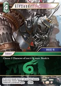 Alexander Mobius VII (Opus VIII) — Final Fantasy TCG Card Value