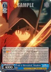 All is Revealed Shadow SR (The Eminence in Shadow)