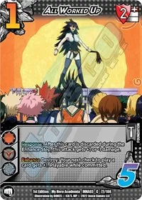 All Worked Up (UniVersus: My Hero Academia: Heroes Clash) — UniVersus Card Value
