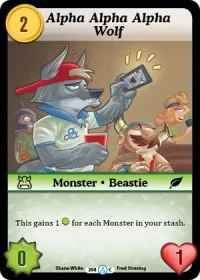 Alpha Alpha Alpha Wolf (Season 1) — Munchkin CCG Card Value