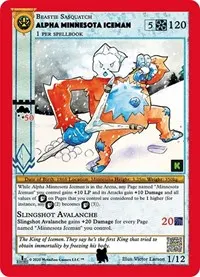 Alpha Minnesota Iceman (Cryptid Nation: Kickstarter Edition Tribal Theme Decks)