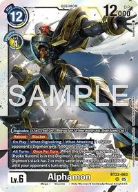 Alphamon (Cyber Eden) — Digimon Card Game Card Value