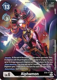 Alphamon Alternate Art (Double Diamond)