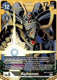 Alphamon Alternate Art (Versus Royal Knights)
