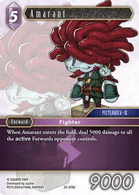 Amarant (Tears of the Planet) — Final Fantasy TCG Card Value