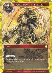 Amaterasus Foresight (Alice Origin Memoria Cards)